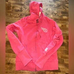 NFL Women's Pink Hooded Jacket medium